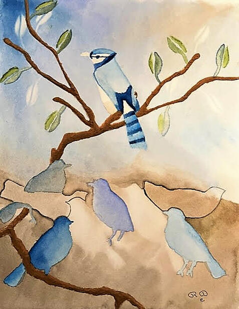 Aquarelle réalisée par Andrée Hébert