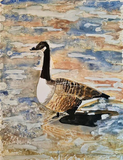 Aquarelle réalisée par Louise Ménard